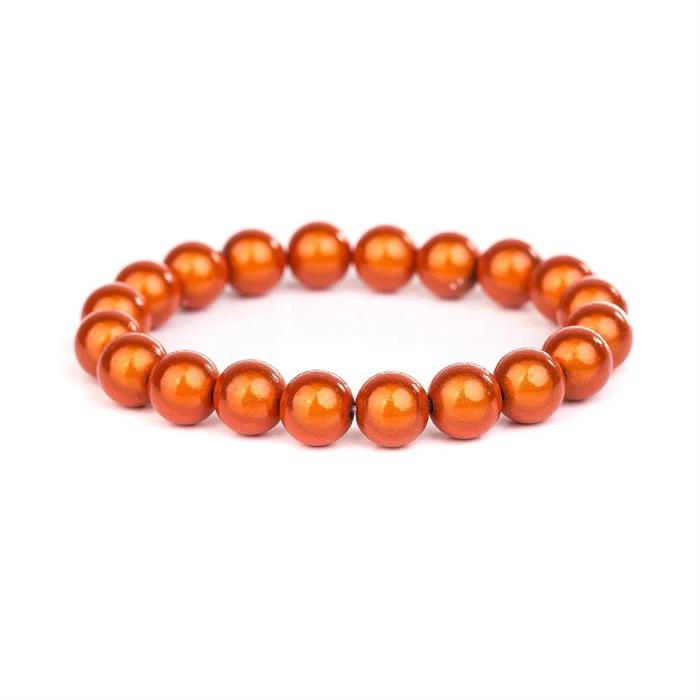 Armband-Magic Beads Coral 10mm XX2402-01