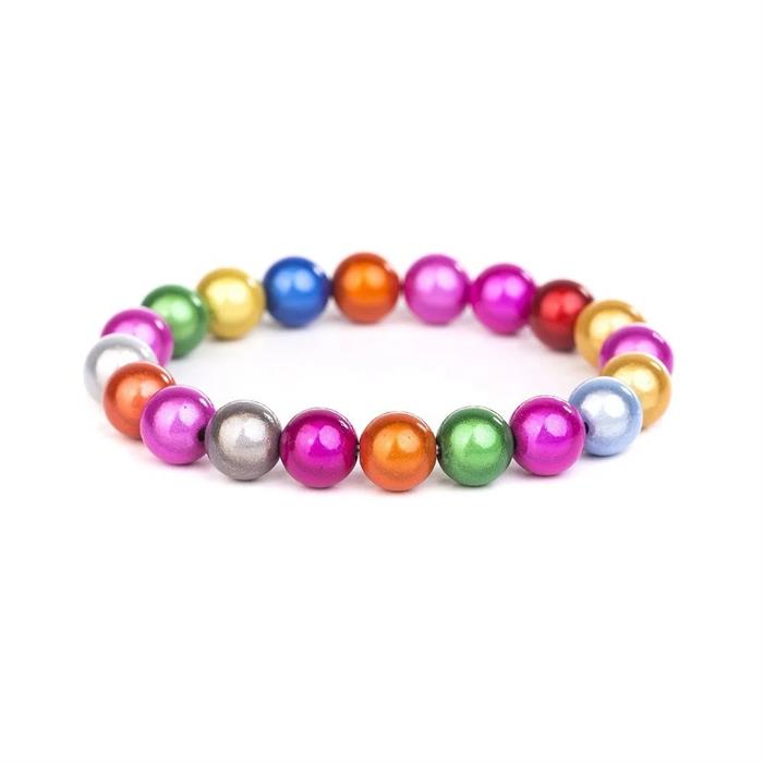 Armband-Magic Beads Coral 10mm XX2402-01